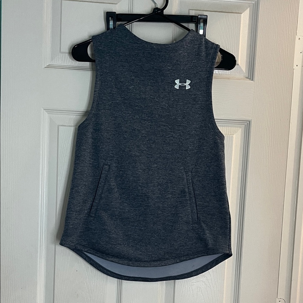 Under Armour Juniors Dark Gray Muscle Tee